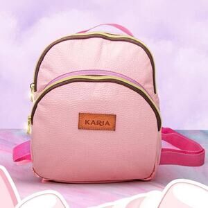NEW KARIA Women's Mini Backpack Purse Rose Brand New and High Quality Great Gift